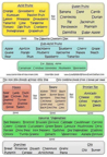 Food Combining Chart